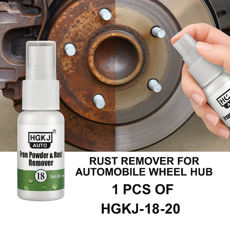Sale (Limited Offer Buy 1 get 1 Free ) HGKJ-18 – 50ml Car Paint & Wheel Rust Remover Spray | Iron Powder & Rust Cleaner