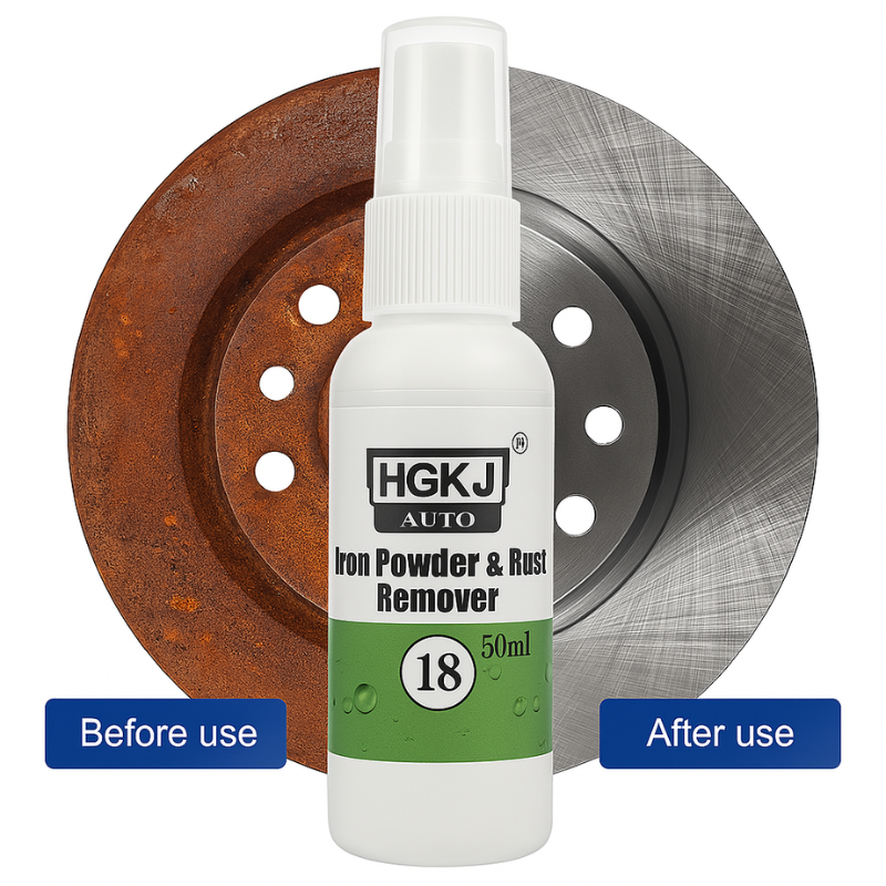 Sale (Limited Offer Buy 1 get 1 Free ) HGKJ-18 – 50ml Car Paint & Wheel Rust Remover Spray | Iron Powder & Rust Cleaner