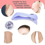 Eyebrow Threading Tool – Modern Plastic Cotton Facial & Body Hair Remover For Women – Random Color